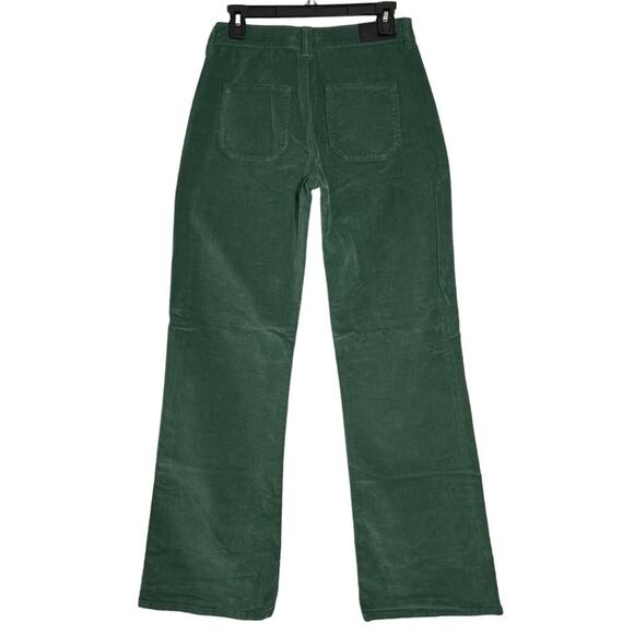 NEW MAVI JEANS High Rise Wide Leg Corduroy Pants SIZE 27 x 32 Green Cords NWT - Picture 2 of 9